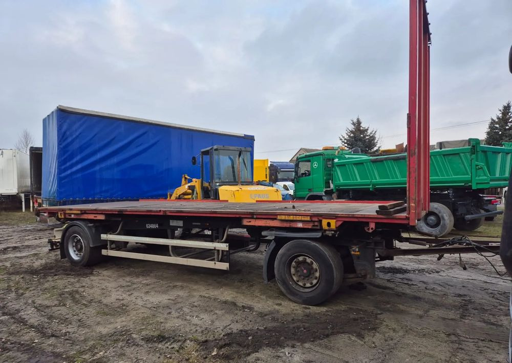 Schmitz Cargobull Przyczepa platforma Schmitz Krone - Τρέιλερ πλατφόρμα/ Καρότσα: φωτογραφία 3 Schmitz Cargobull Przyczepa platforma Schmitz Krone - Τρέιλερ πλατφόρμα/ Καρότσα: φωτογραφία 3