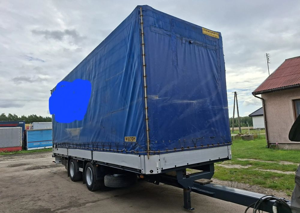 Wielton Tandem 20 palet przyczepa - Τρέιλερ κουρτίνα: φωτογραφία 2 Wielton Tandem 20 palet przyczepa - Τρέιλερ κουρτίνα: φωτογραφία 2