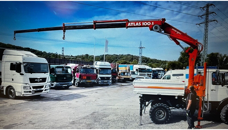 Mercedes-Benz UNIMOG 427.11 +12m! - Φορτηγό ανατρεπόμενο, Φορτηγό με γερανό: φωτογραφία 3 Mercedes-Benz UNIMOG 427.11 +12m! - Φορτηγό ανατρεπόμενο, Φορτηγό με γερανό: φωτογραφία 3