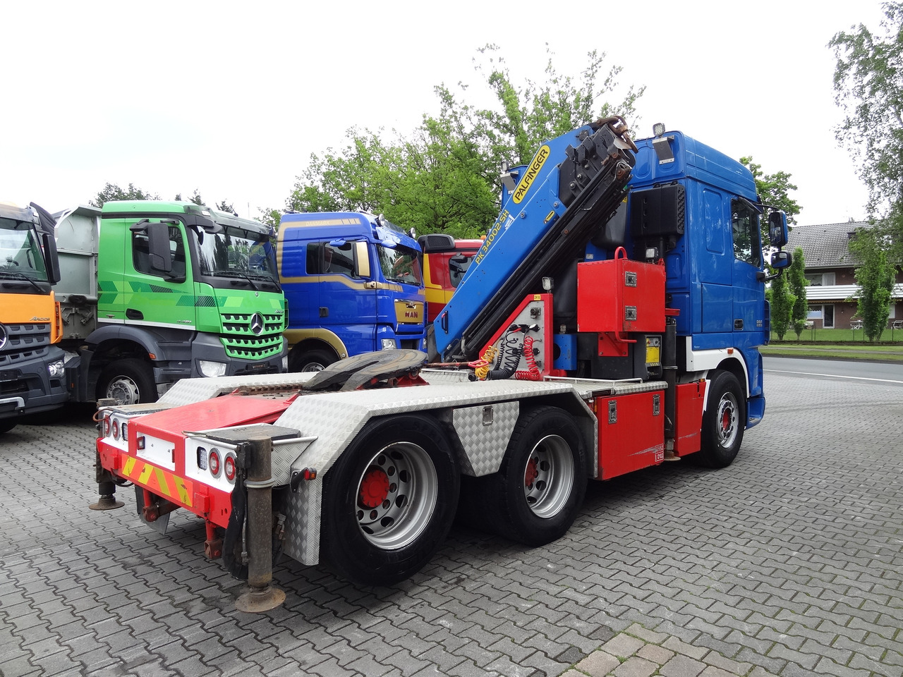 Φορτηγό με γερανό, Τράκτορας Daf XF105 460 6X2 Palfinger PK 34002: φωτογραφία 14