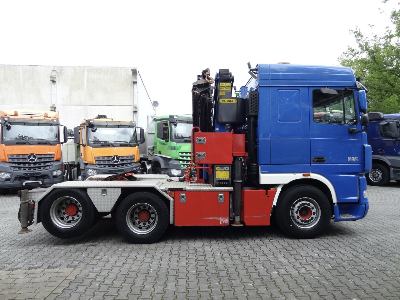 Φορτηγό με γερανό, Τράκτορας Daf XF105 460 6X2 Palfinger PK 34002: φωτογραφία 13