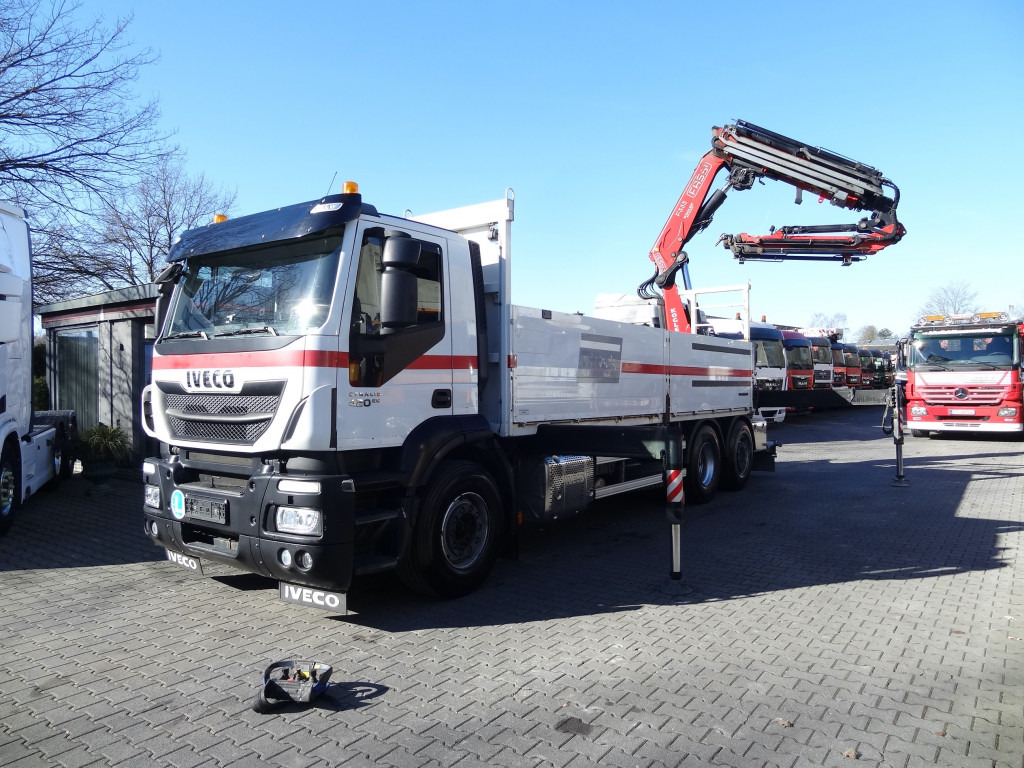 Iveco Stralis 420 6X2 Montagekran Fassi F335 28Meter - Φορτηγό με ανοιχτή καρότσα, Φορτηγό με γερανό: φωτογραφία 1 Iveco Stralis 420 6X2 Montagekran Fassi F335 28Meter - Φορτηγό με ανοιχτή καρότσα, Φορτηγό με γερανό: φωτογραφία 1