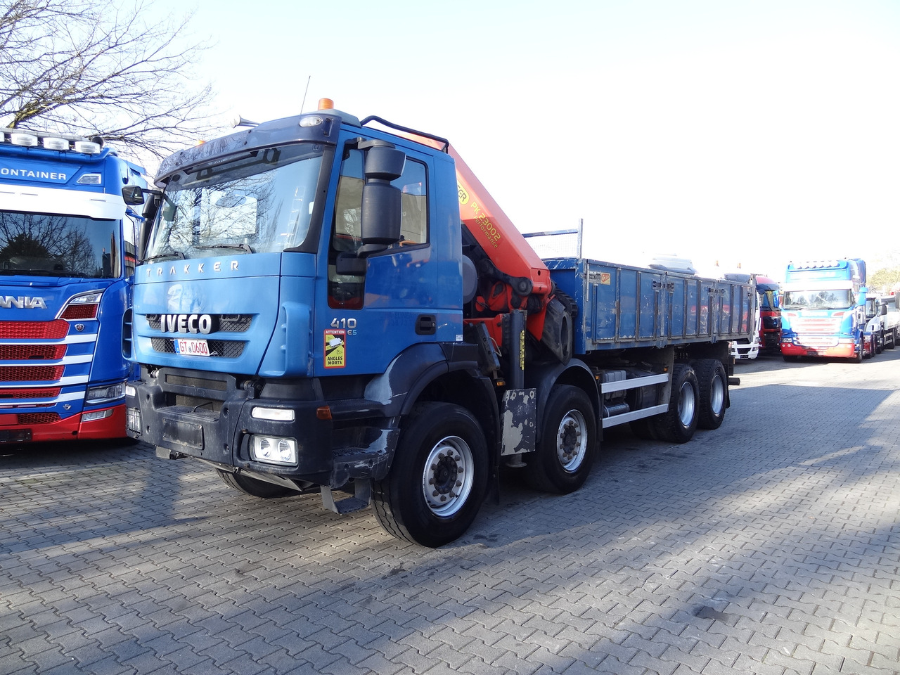Iveco Trakker AD340T41 8X4 Kipper Kran Palfinger 23002 - Φορτηγό με γερανό, Φορτηγό ανατρεπόμενο: φωτογραφία 1 Iveco Trakker AD340T41 8X4 Kipper Kran Palfinger 23002 - Φορτηγό με γερανό, Φορτηγό ανατρεπόμενο: φωτογραφία 1