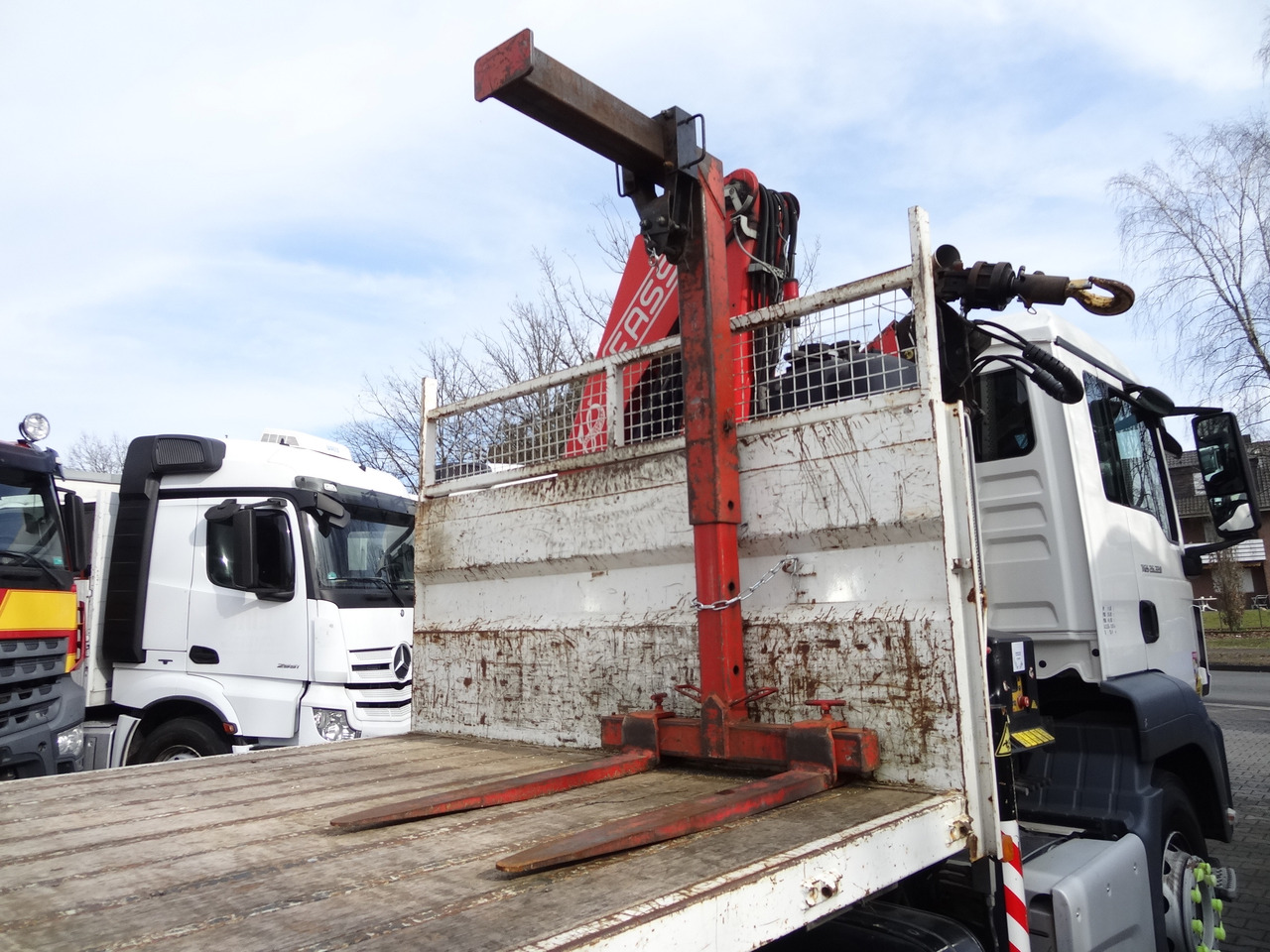MAN TGS 26.320 6X4 BB mit Kran Fassi F175 - Φορτηγό με ανοιχτή καρότσα, Φορτηγό με γερανό: φωτογραφία 3 MAN TGS 26.320 6X4 BB mit Kran Fassi F175 - Φορτηγό με ανοιχτή καρότσα, Φορτηγό με γερανό: φωτογραφία 3