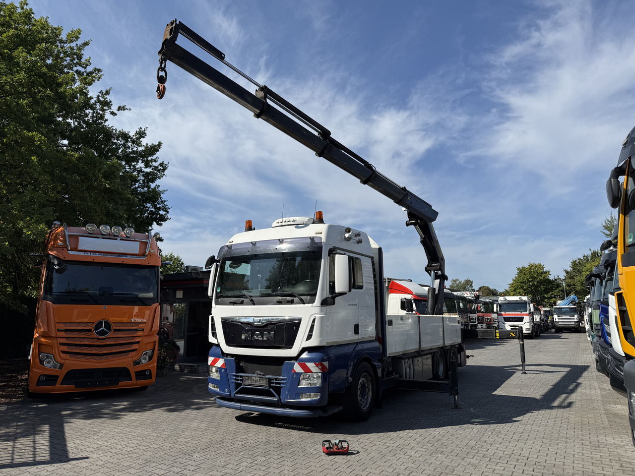 MAN TGX 26.440 6X2 Palfinger PK42502 - Φορτηγό με γερανό, Φορτηγό με ανοιχτή καρότσα: φωτογραφία 1 MAN TGX 26.440 6X2 Palfinger PK42502 - Φορτηγό με γερανό, Φορτηγό με ανοιχτή καρότσα: φωτογραφία 1