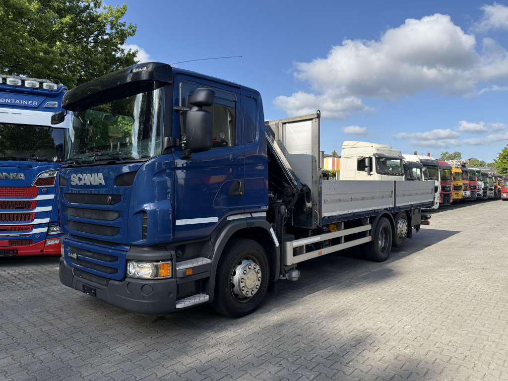 Scania G440 6X2*4 HIAB 166 bis 16.50 Meter - Φορτηγό με ανοιχτή καρότσα, Φορτηγό με γερανό: φωτογραφία 1 Scania G440 6X2*4 HIAB 166 bis 16.50 Meter - Φορτηγό με ανοιχτή καρότσα, Φορτηγό με γερανό: φωτογραφία 1