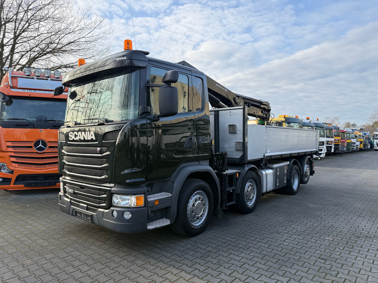 Scania G450 8X2*6 Kipper Kran HMF 2620 K5 - Φορτηγό ανατρεπόμενο, Φορτηγό με γερανό: φωτογραφία 1 Scania G450 8X2*6 Kipper Kran HMF 2620 K5 - Φορτηγό ανατρεπόμενο, Φορτηγό με γερανό: φωτογραφία 1
