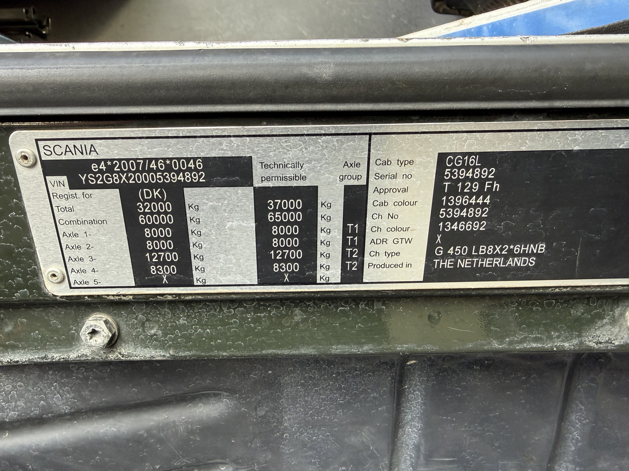 Scania G450 8X2*6 Kipper Kran HMF 2620 K5 - Φορτηγό ανατρεπόμενο, Φορτηγό με γερανό: φωτογραφία 5 Scania G450 8X2*6 Kipper Kran HMF 2620 K5 - Φορτηγό ανατρεπόμενο, Φορτηγό με γερανό: φωτογραφία 5