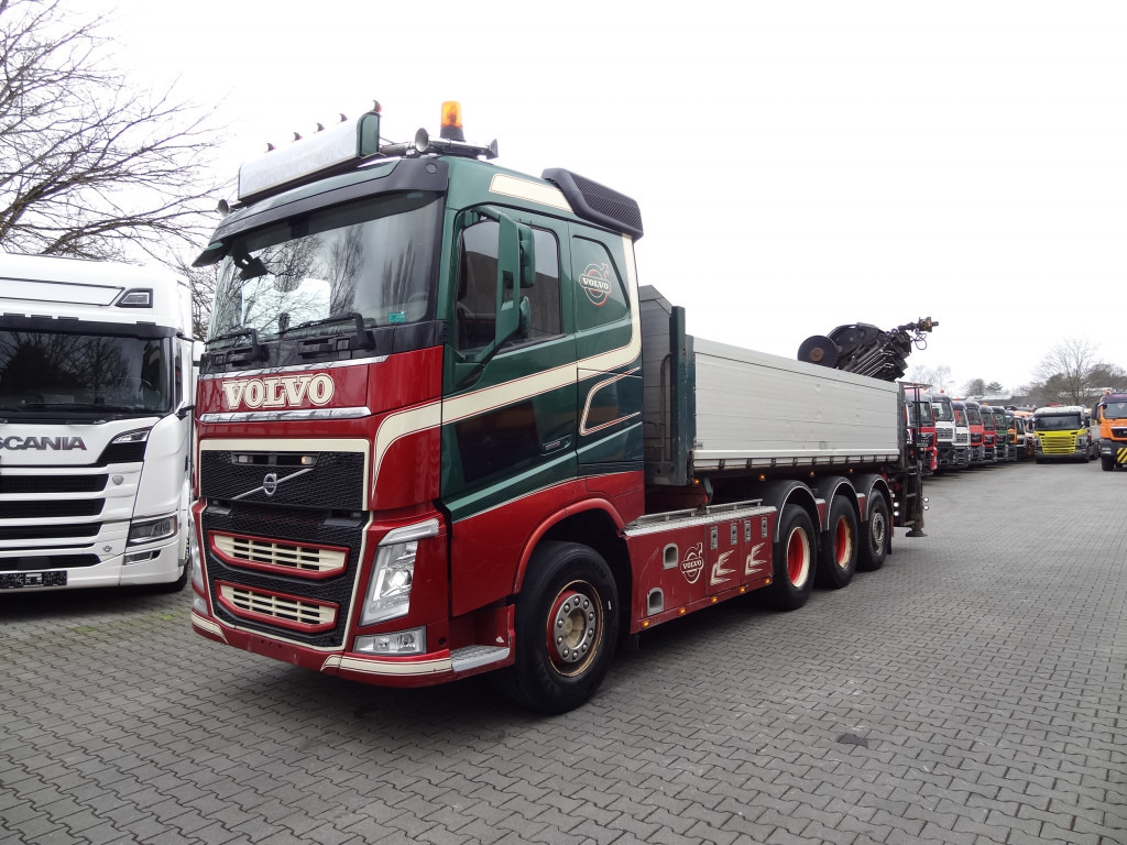 Volvo FH540 8X4 Kipper mit Kran Hiab 244-5 - Φορτηγό ανατρεπόμενο, Φορτηγό με γερανό: φωτογραφία 1 Volvo FH540 8X4 Kipper mit Kran Hiab 244-5 - Φορτηγό ανατρεπόμενο, Φορτηγό με γερανό: φωτογραφία 1