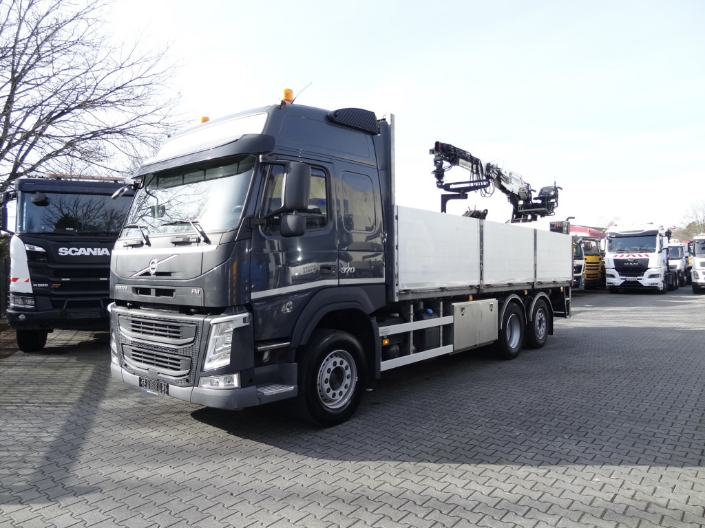 Volvo FM370 6X2*4 Kennis K14 Kran - Φορτηγό με γερανό, Φορτηγό με ανοιχτή καρότσα: φωτογραφία 1 Volvo FM370 6X2*4 Kennis K14 Kran - Φορτηγό με γερανό, Φορτηγό με ανοιχτή καρότσα: φωτογραφία 1
