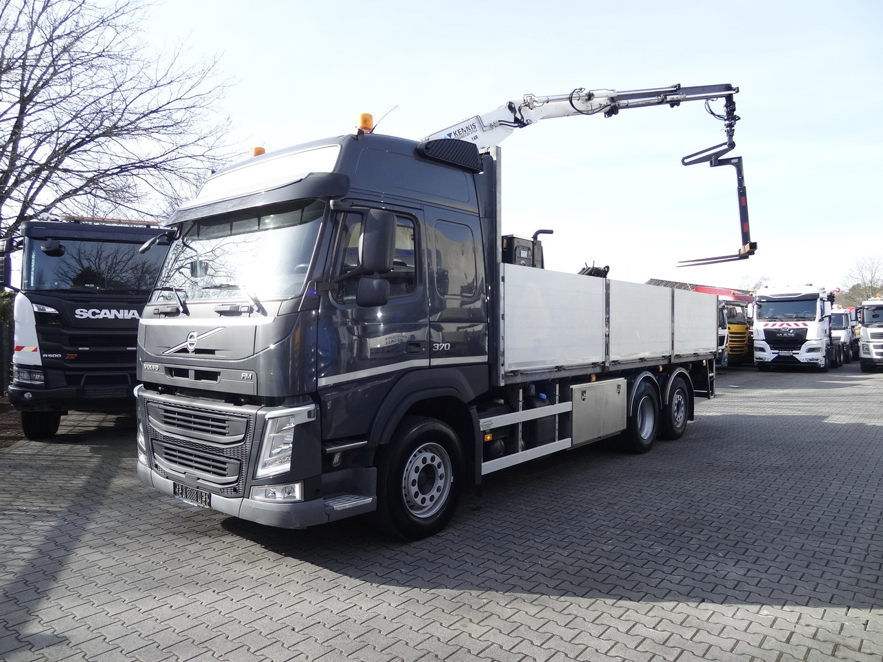 Volvo FM370 6X2*4 Kennis K14 Kran - Φορτηγό με γερανό, Φορτηγό με ανοιχτή καρότσα: φωτογραφία 2 Volvo FM370 6X2*4 Kennis K14 Kran - Φορτηγό με γερανό, Φορτηγό με ανοιχτή καρότσα: φωτογραφία 2