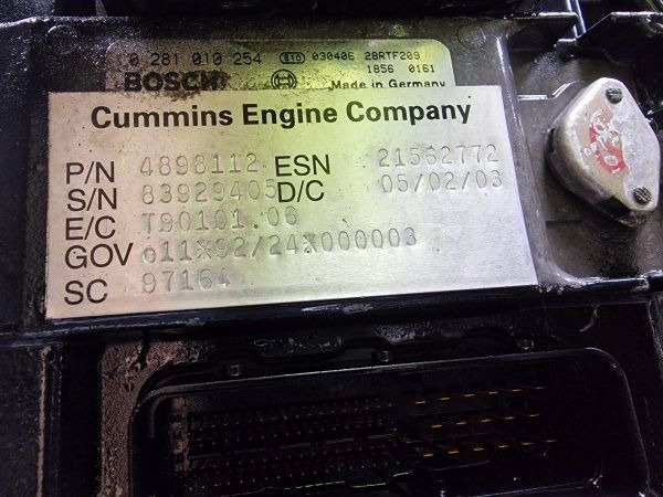 DAF 6ISB E3 5.9 Daf Spec CE162C with PTO on bellhousing Engine (Truck) - Κινητήρας για Φορτηγό: φωτογραφία 2 DAF 6ISB E3 5.9 Daf Spec CE162C with PTO on bellhousing Engine (Truck) - Κινητήρας για Φορτηγό: φωτογραφία 2