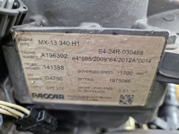 DAF MX-13 340 H1 Engine (Truck) - Κινητήρας για Φορτηγό: φωτογραφία 2 DAF MX-13 340 H1 Engine (Truck) - Κινητήρας για Φορτηγό: φωτογραφία 2