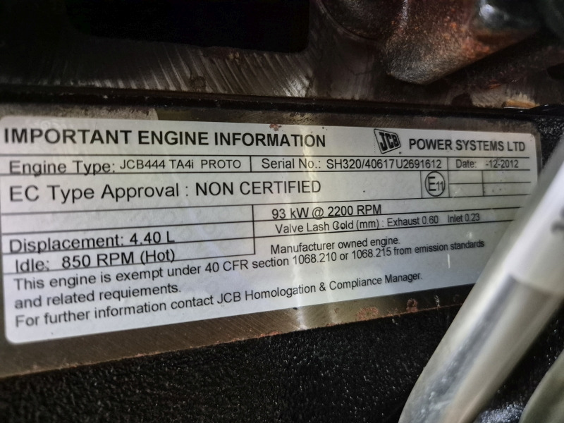 JCB 444 TA4i SH320/40617 Engine (Plant) - Κινητήρας για Κατασκευή μηχανήματα: φωτογραφία 2 JCB 444 TA4i SH320/40617 Engine (Plant) - Κινητήρας για Κατασκευή μηχανήματα: φωτογραφία 2