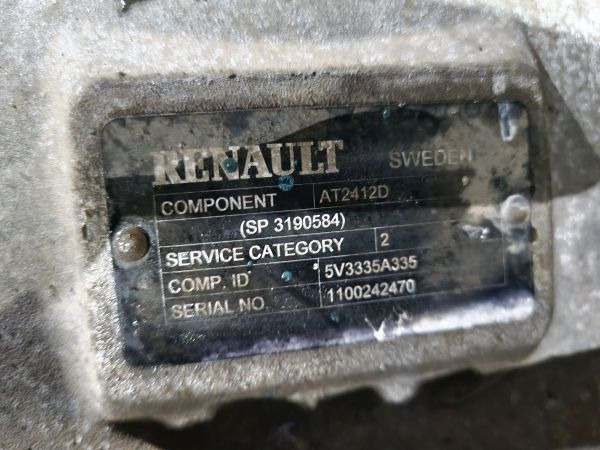 Renault AT2412D Gearbox - Κιβώτιο ταχυτήτων: φωτογραφία 2 Renault AT2412D Gearbox - Κιβώτιο ταχυτήτων: φωτογραφία 2