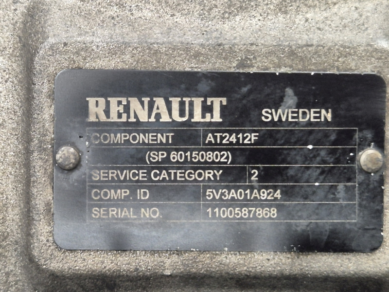 Renault AT2412F Gearbox - Κιβώτιο ταχυτήτων: φωτογραφία 2 Renault AT2412F Gearbox - Κιβώτιο ταχυτήτων: φωτογραφία 2