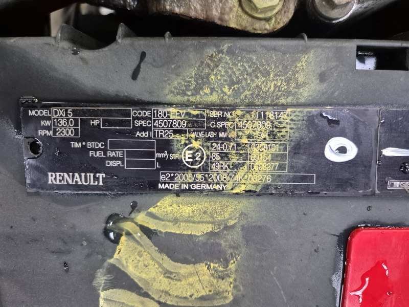 Renault DXI5 180-EEV Engine (Truck) - Κινητήρας για Φορτηγό: φωτογραφία 2 Renault DXI5 180-EEV Engine (Truck) - Κινητήρας για Φορτηγό: φωτογραφία 2