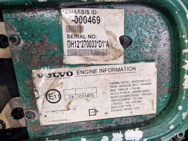 Volvo DH12D340 EC01 Engine (Bus) - Κινητήρας: φωτογραφία 2 Volvo DH12D340 EC01 Engine (Bus) - Κινητήρας: φωτογραφία 2