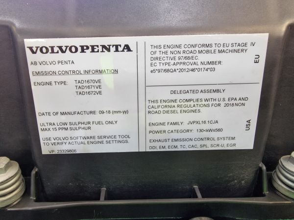 Καινούριο Κινητήρας για Βιομηχανικός εξοπλισμός Volvo TAD1672VE Engine (Industrial) New: φωτογραφία 12 Καινούριο Κινητήρας για Βιομηχανικός εξοπλισμός Volvo TAD1672VE Engine (Industrial) New: φωτογραφία 12