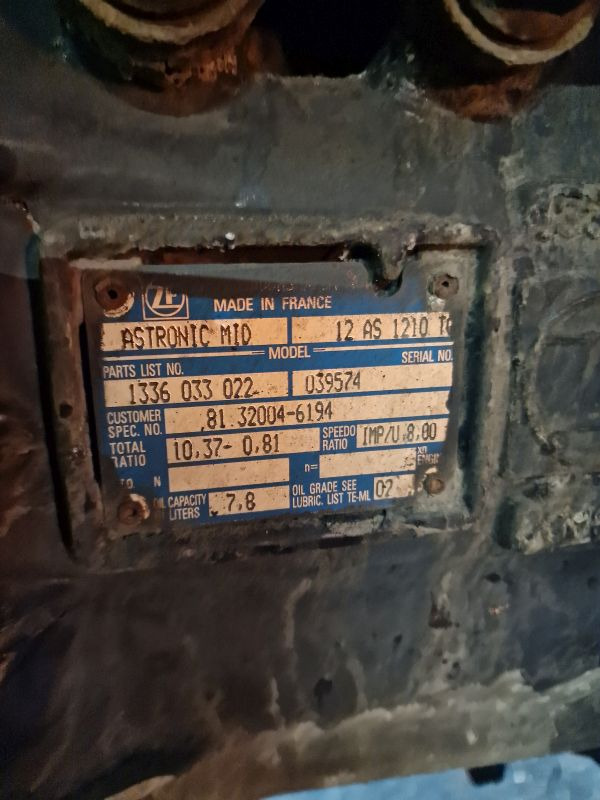 ZF Astronic 12AS1210TO Gearbox - Κιβώτιο ταχυτήτων: φωτογραφία 2 ZF Astronic 12AS1210TO Gearbox - Κιβώτιο ταχυτήτων: φωτογραφία 2