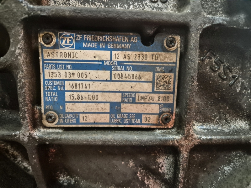 ZF Astronic 12AS2330TD Gearbox - Κιβώτιο ταχυτήτων: φωτογραφία 2 ZF Astronic 12AS2330TD Gearbox - Κιβώτιο ταχυτήτων: φωτογραφία 2