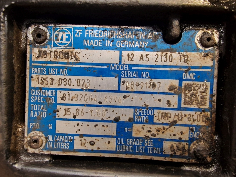 ZF MAN Astronic 12AS2130TD Gearbox - Κιβώτιο ταχυτήτων: φωτογραφία 2 ZF MAN Astronic 12AS2130TD Gearbox - Κιβώτιο ταχυτήτων: φωτογραφία 2