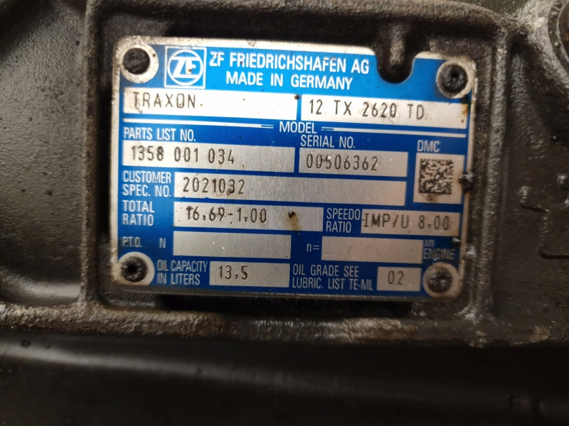 ZF Traxon 12TX2620TD DAF Spec Gearbox - Κιβώτιο ταχυτήτων: φωτογραφία 2 ZF Traxon 12TX2620TD DAF Spec Gearbox - Κιβώτιο ταχυτήτων: φωτογραφία 2