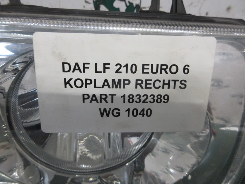 DAF 1832389 KOPLAMP RECHTS DAF LF210 MODEL 2021 - Προβολέας για Φορτηγό: φωτογραφία 5 DAF 1832389 KOPLAMP RECHTS DAF LF210 MODEL 2021 - Προβολέας για Φορτηγό: φωτογραφία 5