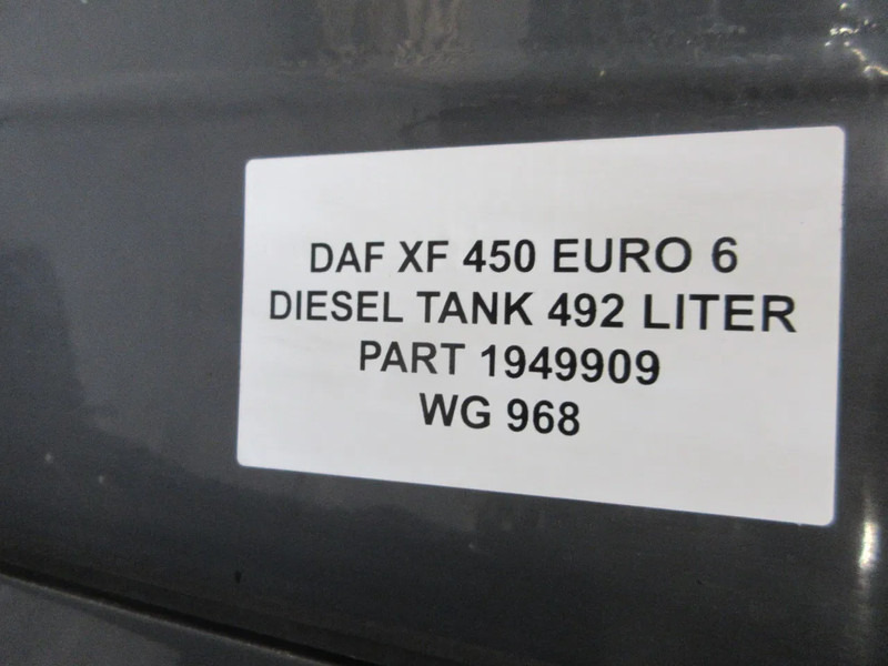 DAF 1949909 DIESELTANK 492 LITER DAF XF 450 EURO 6 MODEL 2021 - Ρεζερβουάρ καυσίμου για Φορτηγό: φωτογραφία 5 DAF 1949909 DIESELTANK 492 LITER DAF XF 450 EURO 6 MODEL 2021 - Ρεζερβουάρ καυσίμου για Φορτηγό: φωτογραφία 5