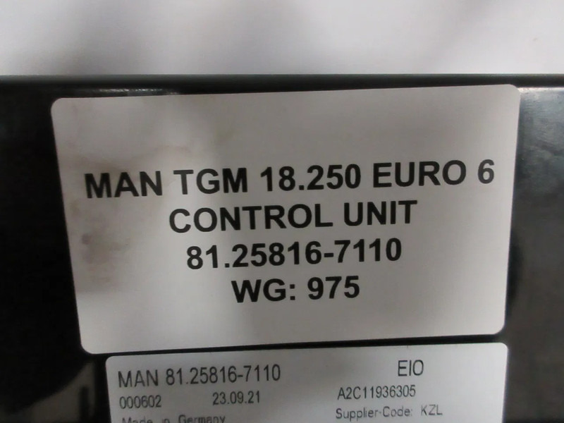 MAN 81.25816-7110 EIO MODULEN MAN TGM 18.250 EURO 6 MODEL 2024 - Ηλεκτρικό σύστημα για Φορτηγό: φωτογραφία 5 MAN 81.25816-7110 EIO MODULEN MAN TGM 18.250 EURO 6 MODEL 2024 - Ηλεκτρικό σύστημα για Φορτηγό: φωτογραφία 5