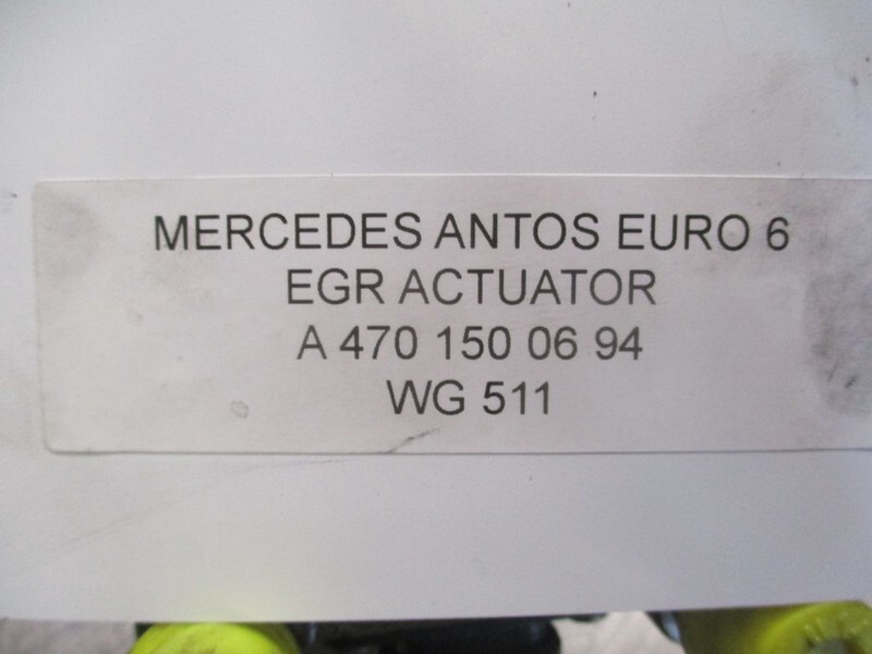Mercedes-Benz ANTOS A 470 150 06 94 EGR ACTUATOR EURO 6 - Κινητήρας και ανταλλακτικά για Φορτηγό: φωτογραφία 2 Mercedes-Benz ANTOS A 470 150 06 94 EGR ACTUATOR EURO 6 - Κινητήρας και ανταλλακτικά για Φορτηγό: φωτογραφία 2