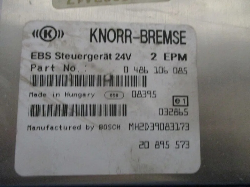 Renault MAGNUM 0 486 106 085 EBS5 REGELEENHEID EURO 5 - Ηλεκτρικό σύστημα για Φορτηγό: φωτογραφία 2 Renault MAGNUM 0 486 106 085 EBS5 REGELEENHEID EURO 5 - Ηλεκτρικό σύστημα για Φορτηγό: φωτογραφία 2