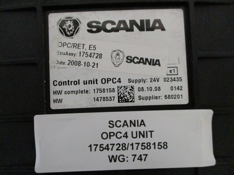 Scania 1754728/1758158 OPC 4 UNIT - Ηλεκτρικό σύστημα: φωτογραφία 2 Scania 1754728/1758158 OPC 4 UNIT - Ηλεκτρικό σύστημα: φωτογραφία 2