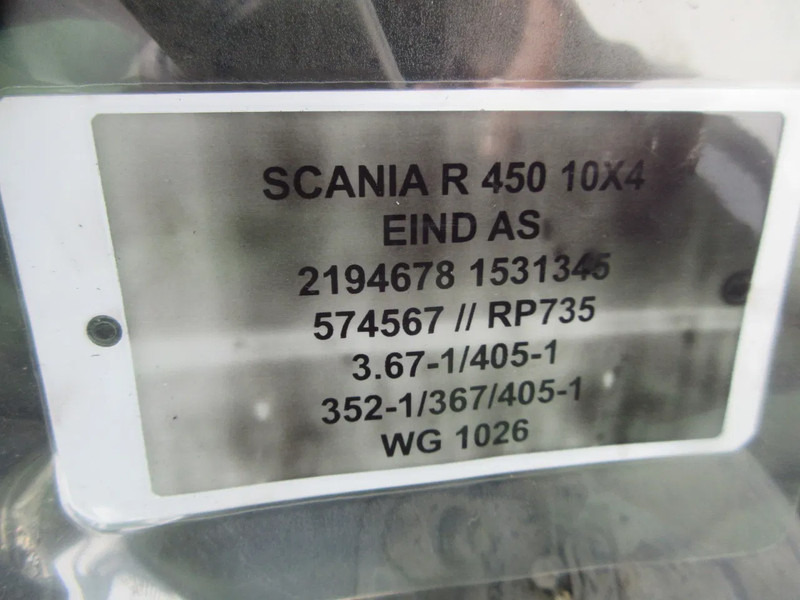 Scania 2194677 // 1531348 // 2194678 // 1531345 TANDEM SET SCANIA R 450 EURO 6 - Πίσω άξονας για Φορτηγό: φωτογραφία 5 Scania 2194677 // 1531348 // 2194678 // 1531345 TANDEM SET SCANIA R 450 EURO 6 - Πίσω άξονας για Φορτηγό: φωτογραφία 5
