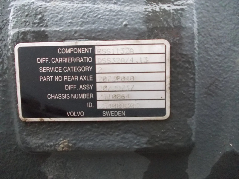 Volvo 20730044/20729816/20729737 RSS1132A ACHTER AS VOLVO FL 240 EURO 6 MODEL 2018 - Πίσω άξονας για Φορτηγό: φωτογραφία 5 Volvo 20730044/20729816/20729737 RSS1132A ACHTER AS VOLVO FL 240 EURO 6 MODEL 2018 - Πίσω άξονας για Φορτηγό: φωτογραφία 5