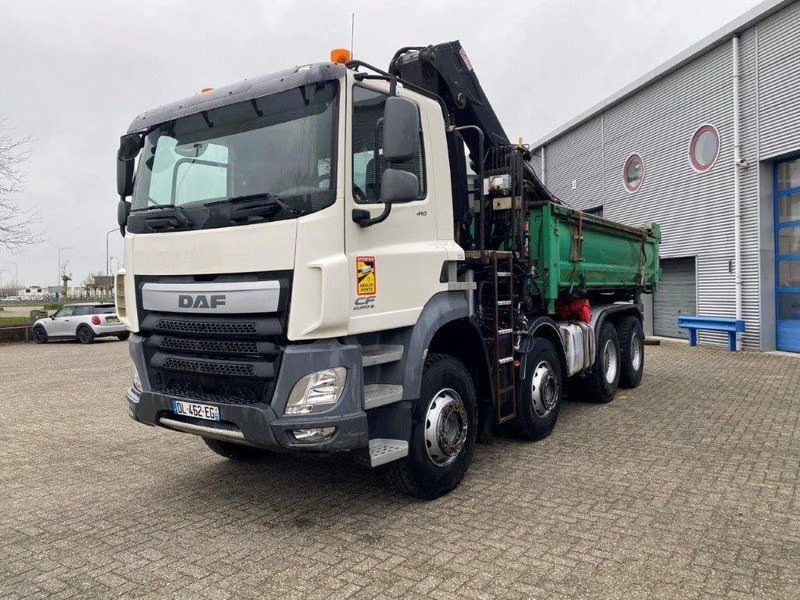 DAF CF410 / 8X4 / BIG AXLE / FULL-STEEL /2 SIDE TIPPER/ ONLY:363247 KM / AUTOMATIC / EURO-6 / 2014 - Φορτηγό με γερανό: φωτογραφία 1 DAF CF410 / 8X4 / BIG AXLE / FULL-STEEL /2 SIDE TIPPER/ ONLY:363247 KM / AUTOMATIC / EURO-6 / 2014 - Φορτηγό με γερανό: φωτογραφία 1