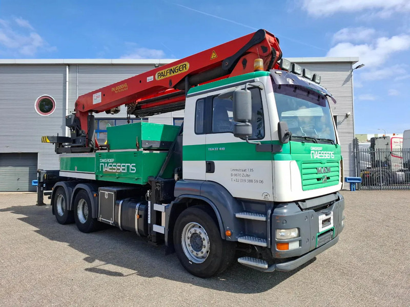 MAN TGA 33.410 / 6X4 / PALFINGER PK4000 1EL ROOFER CRANE / 25M / REMOTE / 2X BIG AXLE / 490677 KM / MANUAL / EURO-3 / 2005 - Φορτηγό με γερανό: φωτογραφία 4 MAN TGA 33.410 / 6X4 / PALFINGER PK4000 1EL ROOFER CRANE / 25M / REMOTE / 2X BIG AXLE / 490677 KM / MANUAL / EURO-3 / 2005 - Φορτηγό με γερανό: φωτογραφία 4