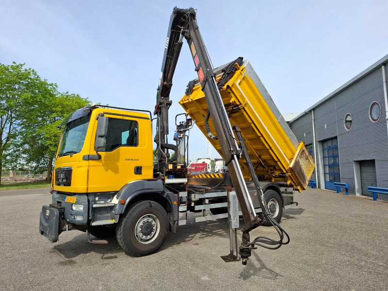 MAN TGM 18.250 / 4X4 / NL TRUCK / TUV:30-04-2026 / 118783 KM / HMF 1110 K2 / ROTATOR / GOOD TYRES / FULL-STEEL / DRUM BRAKES / MANUA - Φορτηγό ανατρεπόμενο, Φορτηγό με γερανό: φωτογραφία 1 MAN TGM 18.250 / 4X4 / NL TRUCK / TUV:30-04-2026 / 118783 KM / HMF 1110 K2 / ROTATOR / GOOD TYRES / FULL-STEEL / DRUM BRAKES / MANUA - Φορτηγό ανατρεπόμενο, Φορτηγό με γερανό: φωτογραφία 1