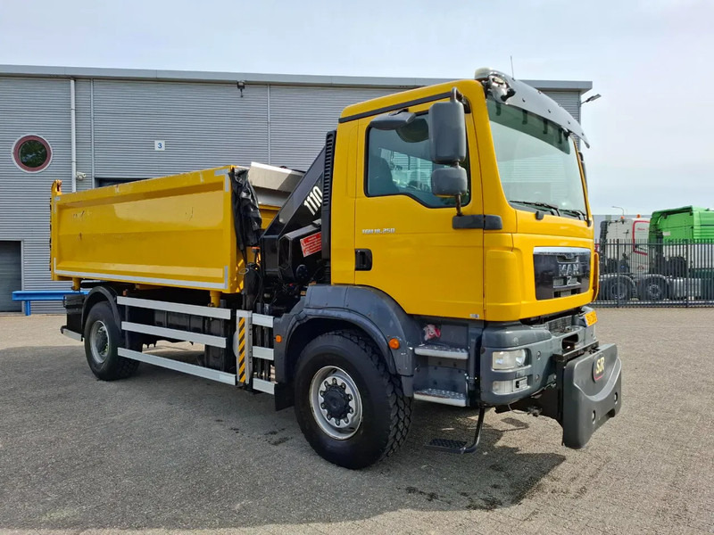 MAN TGM 18.250 / 4X4 / NL TRUCK / TUV:30-04-2026 / 118783 KM / HMF 1110 K2 / ROTATOR / GOOD TYRES / FULL-STEEL / DRUM BRAKES / MANUA - Φορτηγό ανατρεπόμενο, Φορτηγό με γερανό: φωτογραφία 4 MAN TGM 18.250 / 4X4 / NL TRUCK / TUV:30-04-2026 / 118783 KM / HMF 1110 K2 / ROTATOR / GOOD TYRES / FULL-STEEL / DRUM BRAKES / MANUA - Φορτηγό ανατρεπόμενο, Φορτηγό με γερανό: φωτογραφία 4