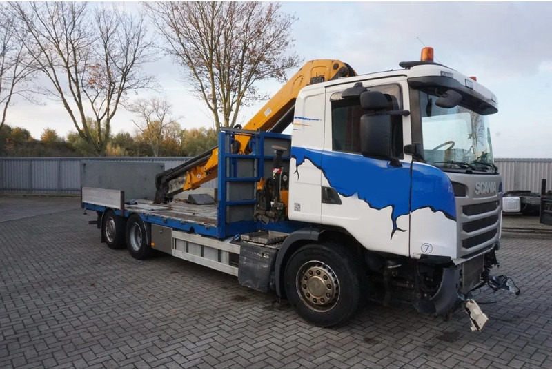 Scania G490 / ENGINE RUNNING / RETARDER / EFFER 255-5S CRANE REMOTE / PLATFORM / FULL-AIR / AUTOMATIC / EURO-6 / 2014 - Φορτηγό με γερανό: φωτογραφία 4 Scania G490 / ENGINE RUNNING / RETARDER / EFFER 255-5S CRANE REMOTE / PLATFORM / FULL-AIR / AUTOMATIC / EURO-6 / 2014 - Φορτηγό με γερανό: φωτογραφία 4
