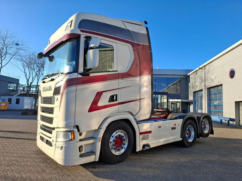Scania NGS S650 V8 / BOOGIE / RETARDER / 633398KM / 9 TON FRONT AXLE / FULL-AIR / INLINER / LEATHER / ALCOA / NAVI / FRIDGE / EURO-6 / - Τράκτορας: φωτογραφία 1 Scania NGS S650 V8 / BOOGIE / RETARDER / 633398KM / 9 TON FRONT AXLE / FULL-AIR / INLINER / LEATHER / ALCOA / NAVI / FRIDGE / EURO-6 / - Τράκτορας: φωτογραφία 1