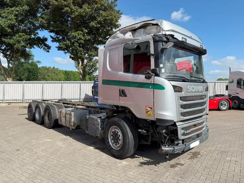 Scania R490 / 8X4 / ENGINE RUNNING / RETARDER / 9 TON FRONT AXLE / LIFT+LENKACHSE / AUTOMATIC / EURO-6 / 2017 - Φορτηγό σασί: φωτογραφία 2 Scania R490 / 8X4 / ENGINE RUNNING / RETARDER / 9 TON FRONT AXLE / LIFT+LENKACHSE / AUTOMATIC / EURO-6 / 2017 - Φορτηγό σασί: φωτογραφία 2