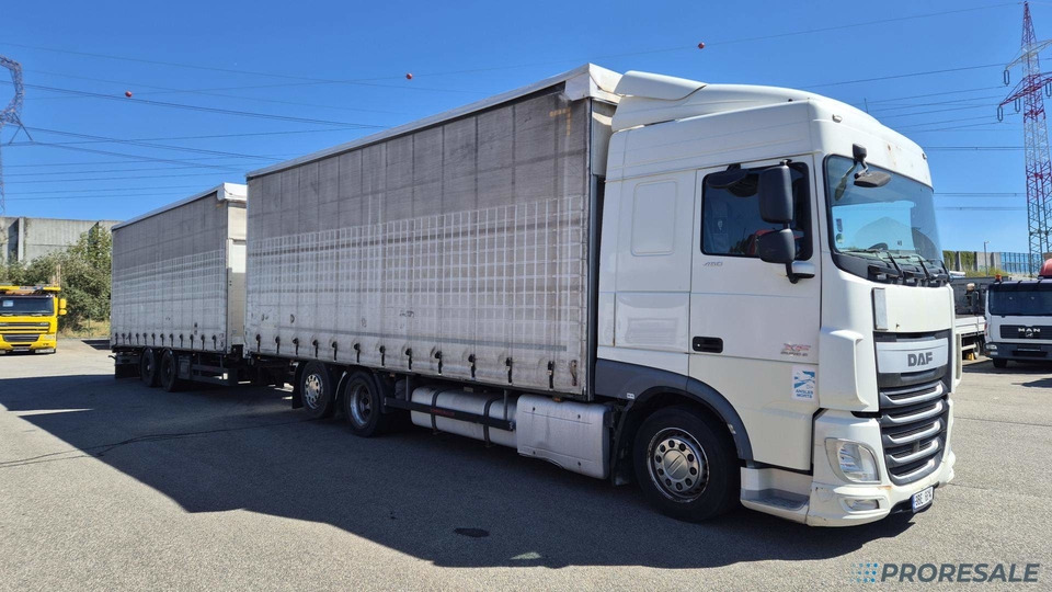 DAF XF 410 FAR SC EURO 6 - velkoobjemová souprava - prodejné jen s přívěsem SCHWARZMÜLLER TPA 2/E - cena je za celou soupravu - Φορτηγό μουσαμάς: φωτογραφία 1 DAF XF 410 FAR SC EURO 6 - velkoobjemová souprava - prodejné jen s přívěsem SCHWARZMÜLLER TPA 2/E - cena je za celou soupravu - Φορτηγό μουσαμάς: φωτογραφία 1