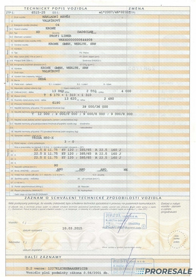 Επικαθήμενο κουρτίνα KRONE SD PROFI LINER: φωτογραφία 8
