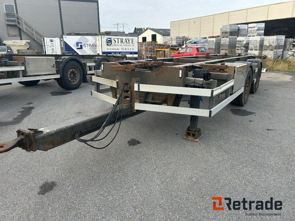 2014 Container henger F.A.G EU-Godkjent - Ρυμούλκα μεταφοράς εμπορευματοκιβωτίων/ Κινητό αμάξωμα: φωτογραφία 1 2014 Container henger F.A.G EU-Godkjent - Ρυμούλκα μεταφοράς εμπορευματοκιβωτίων/ Κινητό αμάξωμα: φωτογραφία 1