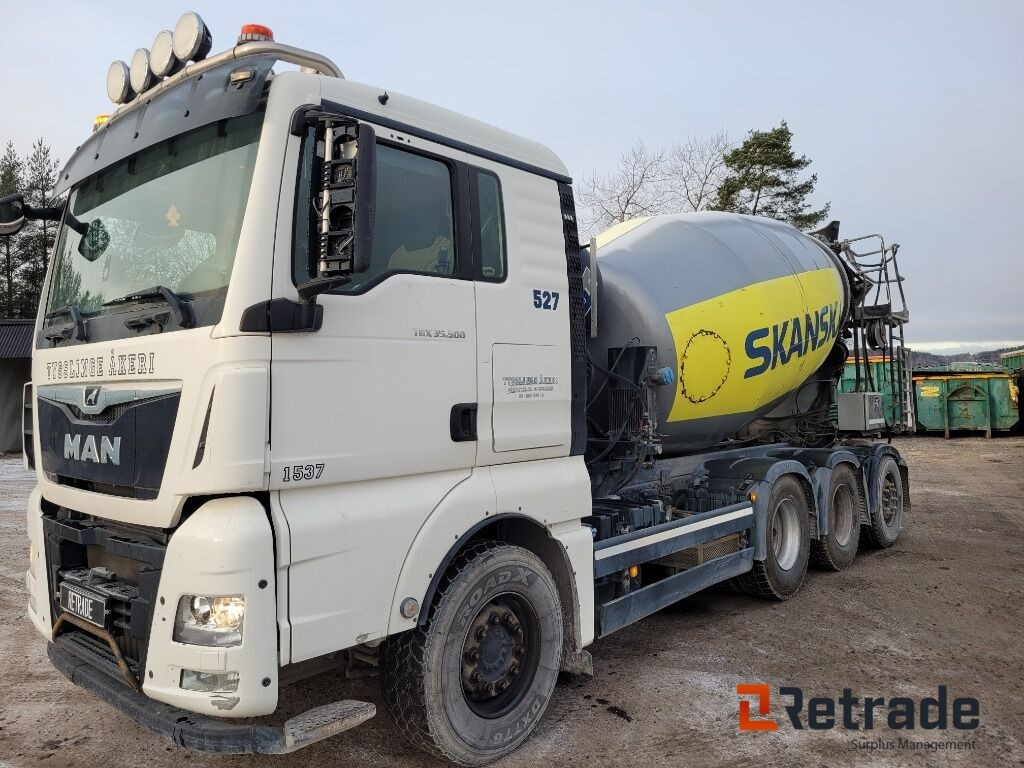 Betongbil betongroterare MAN TGX 35.500 8X4-4 BL Euro 6 - Μπετονιέρα φορτηγό: φωτογραφία 1 Betongbil betongroterare MAN TGX 35.500 8X4-4 BL Euro 6 - Μπετονιέρα φορτηγό: φωτογραφία 1