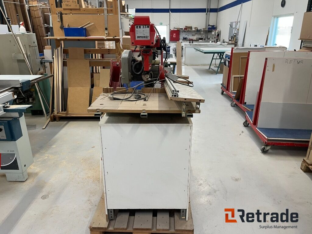 Industrimaskiner OMGA Radial Arm Sav RN 350 Ø 300 Afkorter sav - Βιομηχανικός εξοπλισμός: φωτογραφία 2 Industrimaskiner OMGA Radial Arm Sav RN 350 Ø 300 Afkorter sav - Βιομηχανικός εξοπλισμός: φωτογραφία 2