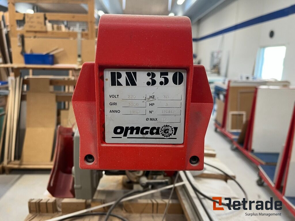Industrimaskiner OMGA Radial Arm Sav RN 350 Ø 300 Afkorter sav - Βιομηχανικός εξοπλισμός: φωτογραφία 5 Industrimaskiner OMGA Radial Arm Sav RN 350 Ø 300 Afkorter sav - Βιομηχανικός εξοπλισμός: φωτογραφία 5