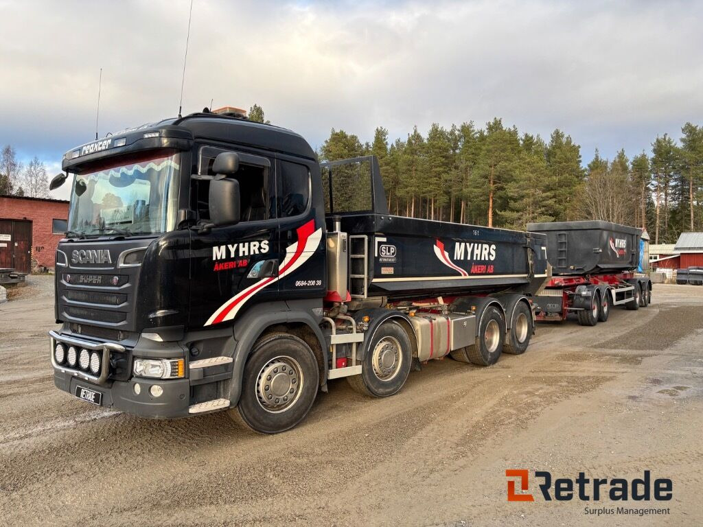 Kassettbilsekipage Scania R730 8X4 - Φορτηγό ανατρεπόμενο, Ρυμούλκα γάντζος/ Αλυσιδάκι: φωτογραφία 1 Kassettbilsekipage Scania R730 8X4 - Φορτηγό ανατρεπόμενο, Ρυμούλκα γάντζος/ Αλυσιδάκι: φωτογραφία 1