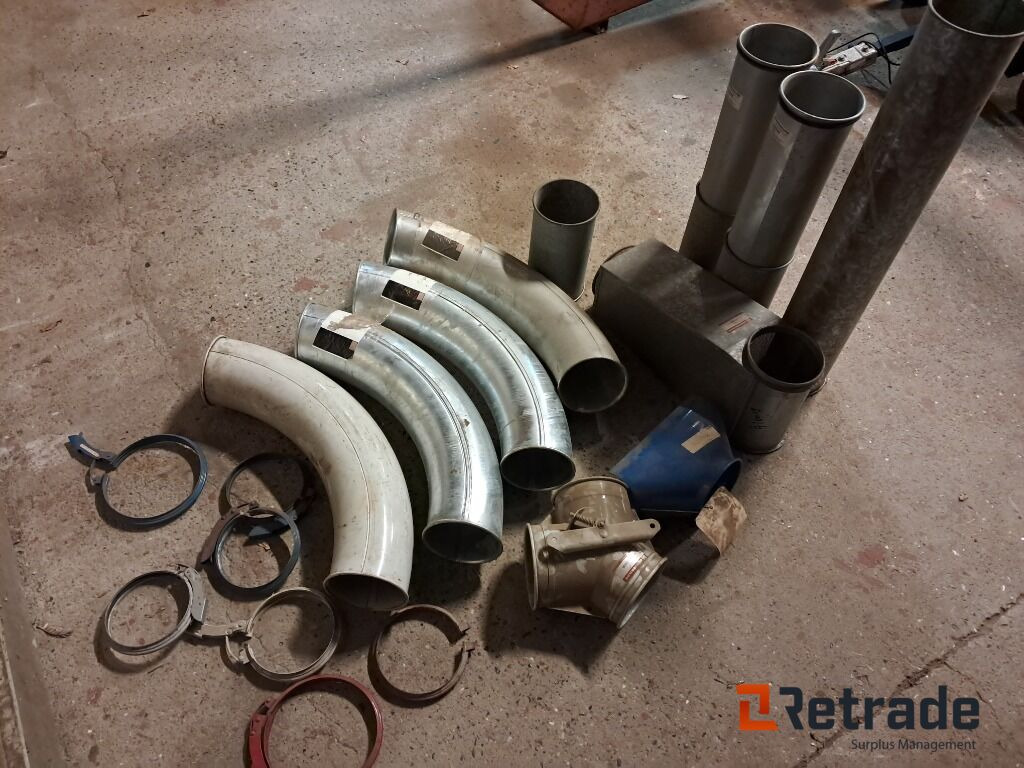 Lot med rør til Korntransport Kongskilde Ø160mm - Εξοπλισμός μετά τη συγκομιδή: φωτογραφία 1 Lot med rør til Korntransport Kongskilde Ø160mm - Εξοπλισμός μετά τη συγκομιδή: φωτογραφία 1